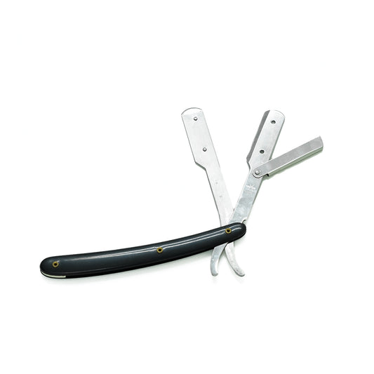 Classic Barber Cut Throat Razor Black